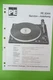 Service Manual Guide For Dual PE 3044, ORIGINAL