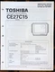Toshiba CE27C15 TV  Service Manual *Original*