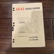 AKAI CS-M3 / CS-M4 COMPLETE ORIGINAL SERVICE MANUAL - EXCELLENT CONDITION
