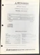 MITSUBISHI M-C5100 CD Player Service Manual Original