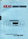 Vintage Akai Model AM-U03 DC Stereo Integrated Amplifier Service Manuals