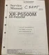 Pioneer XR-P5500M / XR-P4500M Stereo CD Cassette Original Service Repair Manual