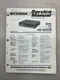 Mitsubishi HS-423UR Original Service Manual Free Shipping