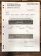 Kenwood GE-89 GE-5020 Equalizer Service Manual *Original*