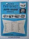 Sams Photofact Audo Radio Series  AR 20  August 1963