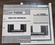 Pioneer H-7000 8-Track Player Service & Operation Manual - OEM