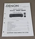 Denon Stereo Preamplifier PRA-1500 Service Manual D-4068