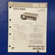 SONY AVU-360 Service Manual Original Paper OEM Repair Guide - USA