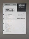 Nikko ND-800 Stereo Cassette Deck Service Manual D-1622