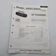OEM Sharp Service Manual QT-CD24(BK) Portable Boombox CD Player Tape Deck VTG
