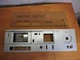 Akai CS-M3 Cassette Deck Part - Face Plate and back plate. Cassette door too.