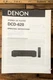 Denon DCD-620 CD Player  Owner / User Manual *Original*