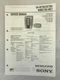 Original OEM Sony SA-VE702/705/WMS7/SS-MS7 Service Manual Micro Satellite System