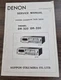 Denon DR-320, DR-330 Cassette Service Manual - Original