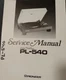 PIONEER PL-540 Turntable Service Manual Original HSQ