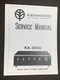 Kenwood KA-2500 Amplifier Service Manual Photocopy