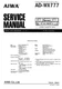 Service manual for Aiwa AD-WX777