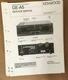 Kenwood GE-A5 Equalizer Service Manual *Original*