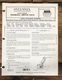 Sylvania / BSR R/C Model MA55 Record Changer Service Manual *Original*
