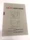 Original Akai AP-B110/C AP-D210/C Turntable Service Manual Vintage ORIGINAL