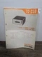 Sony TC-258 8 Track 4 Channel/ 2 Channel Stereo Tape Deck Service Manual Vintage