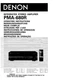 Operating Instructions For Denon PMA-680 R