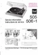 Service Manual Guide For Dual 505, 506-1