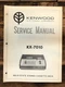 Kenwood KX-7010 Cassette  Service Manual *Original*