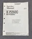 PIONEER STEREO DOUBLE DECK RECEIVER X-P250C ORIGINAL SERVICE MANUAL J0748