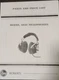 Roberts 4850 Headphones Service Manual Photocopy