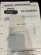 ORIG. SHARP QT-CD26 QT-CD26(BK) QTCD26 BK Repair & Service Manual *ORIGINAL*