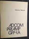 ADCOM GFP-1A  Pre-Amplifier Service Manual Original