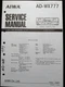 AIWA AD-WX777 Cassette Deck Service Manual Original