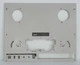 Teac X-10R Reel Deck Part : Top Panel ( Upper Faceplate )