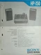 Sony HP-150 Service Manual Record Player With Speakers Original