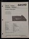 SANYO TP670 TP895 TP686A TP690A Stereo Turntable Service Manual Original