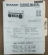 Sharp QT 12S 12R 12Y 12B Service Manual Original Repair Book Tape Recorder Radio