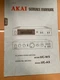 AKAI UC-W5 UCW5 UC-A5 ACA5 Service Manual **ORIGINAL**