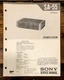 Sony SA-55 Speaker Service Manual *Original*