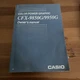Casio Color Power Graphic CFX-9850G/9950G Owner's Manual