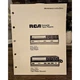 RCA Cassette Tape Players Service Data Model 12R100 & 12R200 Maintenance