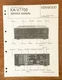 Kenwood KA-V7700 Stereo Amplifier Service Manual *Original*