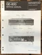 Kenwood GE-800 Graphic Equalizer  Service Manual *Original*