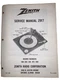 Zenith Service Manual Z917 Record Changers 169-322, 323, 327, 328
