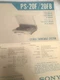 Sony PS-20F PS-20FB Record Player / Turntable  Service Manual *Original*