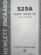 HP 525A Frequency Converter Unit Operating & Service Manual Serial Prefixed 946