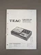 TEAC A-350/TEAC 355 Stereo Cassette Decks Service Manual D-926