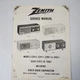 Vintage 1974 Zenith Service Manual RA-59 for Solid State AC Table AM Radios