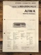 Aiwa SD-L60H Cassette Service Manual *Original*