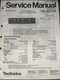 Technics RS-B27W Service Manual Original